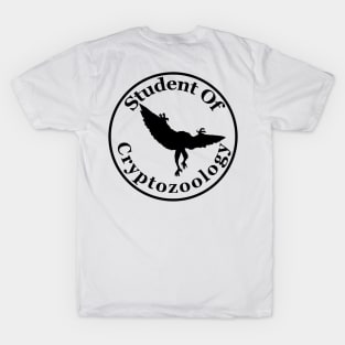 Mothman - Student Of Cryptozoology on Darks T-Shirt